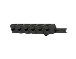 GG&G 12 Gauge Side Saddle Shell Holder, 6 Shells Black