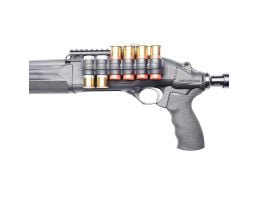 Mesa Tactical SureShell 12 Gauge Carrier and Rail, 6 Shells Black