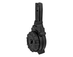 ProMag Magazine, 9mm, 50 Round Drum, Fits Springfield Hellcat, Polymer, Black