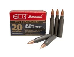 Barnaul Barnaul .223 Remington Ammunition, 20 Rounds BTHP 55Gr - BRN223REMHPBT55