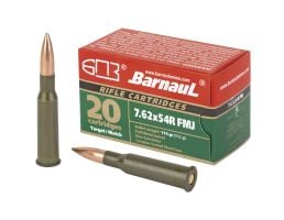 Barnaul Barnaul 7.62x54R Ammunition, 20 Rounds FMJ 174Gr - BRN762x54RFMJ174