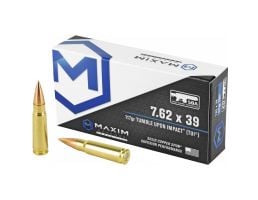 Maxim Defense 7.62x39mm Ammunition, 20 Rounds Solid Copper 117Gr - MXM49003