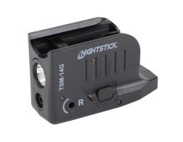 Nightstick Rechargeable Gun Light & Green Laser for Glock 43/43X/48, 150 Lumens, Black - TSM14G