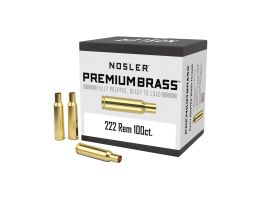 Nosler .222 Remington Small Rifle Premium Brass, 100rds