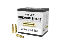 Nosler .17 Remington Fireball Rifle Premium Brass, 100rds