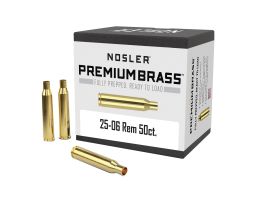 Nosler .25-06 Remington Large Rifle Premium Brass, 50rds