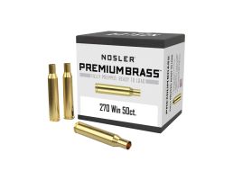 Nosler .270 Winchester Large Rifle Premium Brass, 50rds