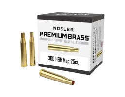 Nosler .300 H&H Magnum Large Rifle Premium Brass, 25rds