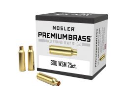 Nosler .300 WSM Large Rifle Premium Brass, 25rds