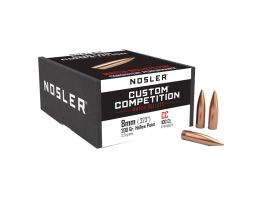 Nosler Custom Competition 8mm JHPBT Rifle Bullet, 200 gr 0.323" 100rds