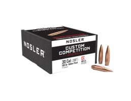 Nosler Custom Competition .30 Cal JHPBT Rifle Bullet, 190 gr 0.308" 100rds