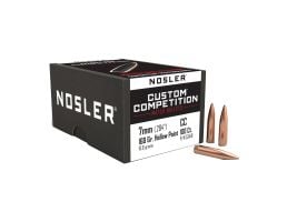Nosler Custom Competition 7mm JHPBT Rifle Bullet, 168 gr 0.284" 100rds