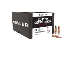 Nosler Custom Competition .30 Cal JHPBT Rifle Bullet, 190 gr 0.308" 250rds