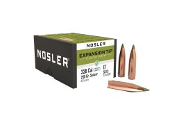Nosler Expansion Tip .338 Cal CBTPT Bullet, 250 gr 0.338" 50rds