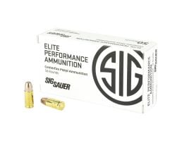 Sig Sauer Elite Performance 9mm Ammunition, 50 Rounds Frangible 90Gr - E9MMF150