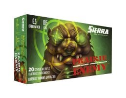 Sierra Prairie Enemy 6.5 Creedmoor Ammunition, 20 Rounds Ballistic Tip 105Gr - A178505