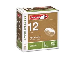 Aguila Competition 12 Gauge 2-3/4 inches 8 Shot 1-1/8 oz Sporting Clay Lead Shotshell, Birdshot, 25/Box - 1CHB1248