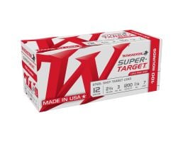 Winchester Super-Target 12 Gauge Ammunition, 100 Rounds Steel Shot #7 - TRGT12S7VP