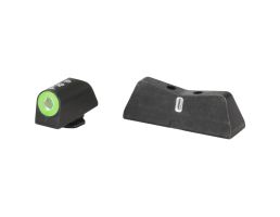 XS Sights DXT2 Standard Dot & Tritium Night Sights, Green, for Glocks, Taurus, Walthers PDP