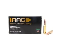 AAC 6.5 Creedmoor Ammo 140 Grain Sierra Matchking HPBT 20rd Box