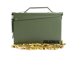 AAC 9mm Ammo 115 Grain FMJ 500rd With 30 Cal Blackhawk Ammo Can