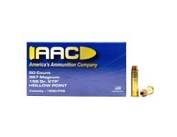 AAC .357 Magnum Ammo 158gr XTP Hollow Point 50rd Box