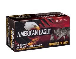 American Eagle 17 Hornet 20gr Tipped Varmint 50rds - AE17H20TVP