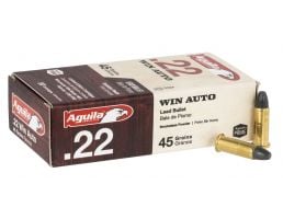 Aguila 45 gr LRN .22 WMR Ammunition 50 Rounds