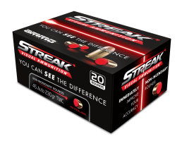 Ammo Inc STREAK Red .45 ACP Ammo 230gr TMJ for sale