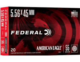Federal American Eagle 55gr 5.56x45 FMJ 20rd - FEDEAE193