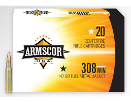 Armscor .308 Win. Ammo 147 Grain FMJ 20rds - 50170