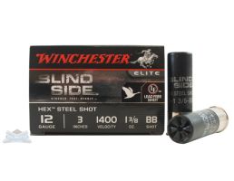Winchester 12ga 3" BB Blindside Hex Ammunition 25rds - SBS123BB