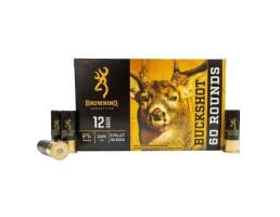 Browning Buckshot 2.75" 12 Gauge Ammo #9, 60rds - B193111223
