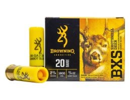 Browning BXS 2.75" 3/4 oz 20 Gauge Sabot Slug, 5 Rounds