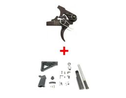 Geissele Super Semi-Automatic Enhanced (SSA-E) Trigger & PSA AR-15 MOE Lower Build Kit- Without FCG