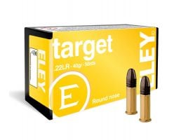 Eley Target 40 gr Round Nose .22 LR Ammunition, 50 Rounds - AO3190