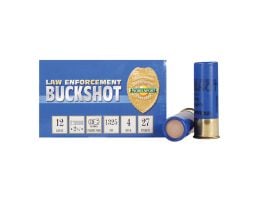 Nobel Sport Buckshot Law Enforcement 12 Gauge 2-3/4" #4 Buck 10rds