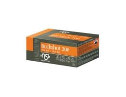 Nobel Sport Buckshot Law Enforcement 20 Gauge 2-3/4" #4 Buck 10rds