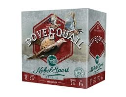 Nobel Sport Dove & Quail Hunting Loads 12 Gauge 2-3/4" #8 1-1/8 Ounce 25rds