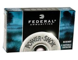 Federal 12ga 3" Magnum 41 Pellets 4B Power-Shok Shotshell Ammunition 5rds - F131 4B