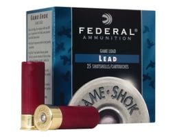Federal 20ga 2.75" 1oz #7.5 "Game-Shok" Heavy Field Lead Shotshells 25rds - H202 7.5