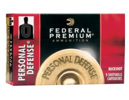 Federal 12ga 2.75" 34 Pellet 4 Buck Personal Defense Shotshell Ammunition 5rds - PD156 4B