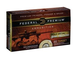 Federal Gold Medal 107 gr BTHP 6.5 Creedmoor Ammunition 20 Rounds