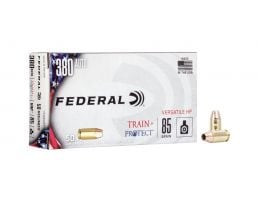 Federal Train And Protect 85 gr VHP .380 ACP 50 Rounds Ammunition