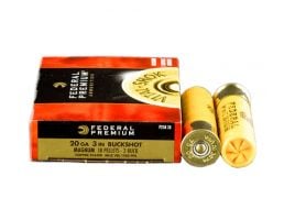Federal 20ga 2.75" Max 20 Pellets 3B Vital-Shok Shotshell Ammunition 5rds - P256 3B