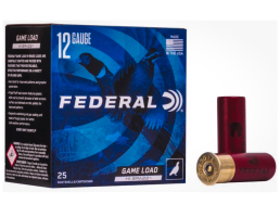 Federal 12ga 2.75" Game-Shok HB Lead Shotshell Ammunition 25rds - H126 7.5