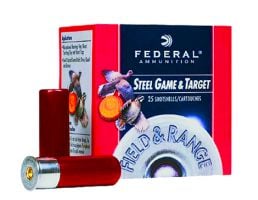 Federal 12ga 2.75" 1oz 7 Field & Range"Steel Shotshell Ammunition 25rds - FRS12 7