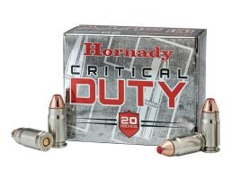 Hornady Critical Duty 124 gr Flexlock 9mm +P Ammunition, 25 Rounds