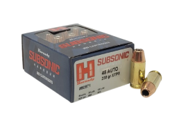 Hornady Subsonic 230 gr XTPS .45 Auto Ammo, 20/box - 90971