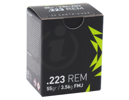 Igman .223 Ammo 55 Grain Brass FMJ 20rds - LREM223
